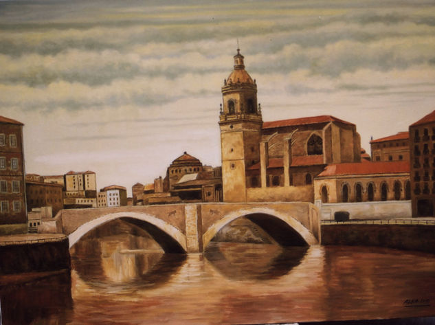 San Antón de Bilbao (2) Oil Canvas Landscaping