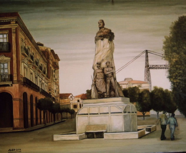 Plaza de Portugalete,Vizcaya Oil Canvas Others