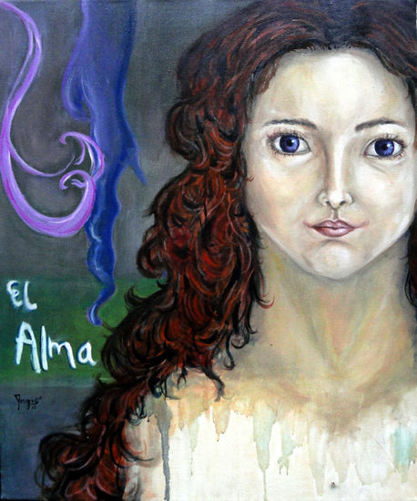 El Alma Oil Canvas Figure Painting