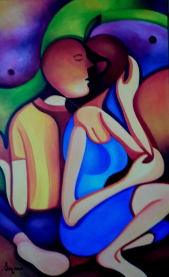 CONTORSIONISTAS PARA EL AMOR Oil Canvas Others