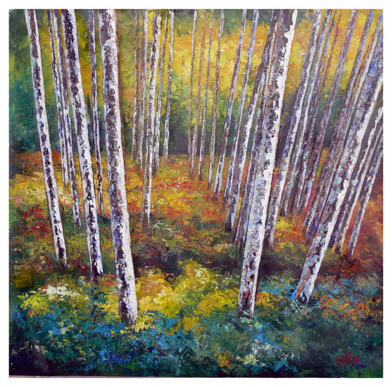 EL BOSQUE 1 Acrylic Canvas Landscaping