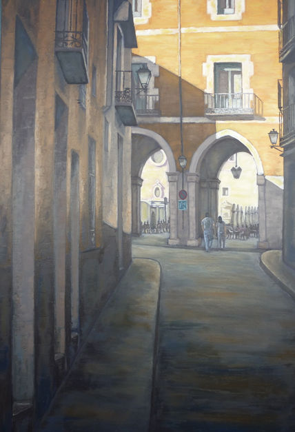 Llegando a los arcos