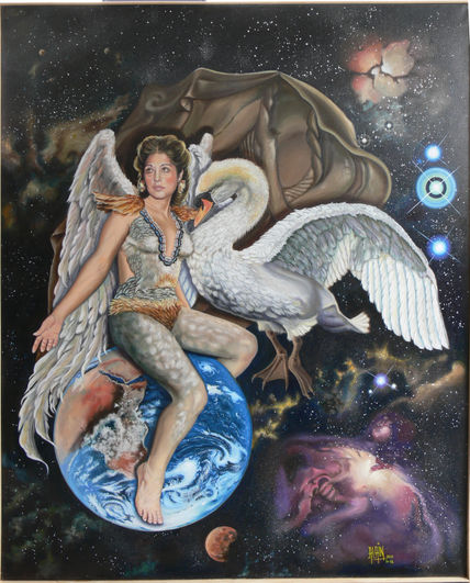 La mirada de leda