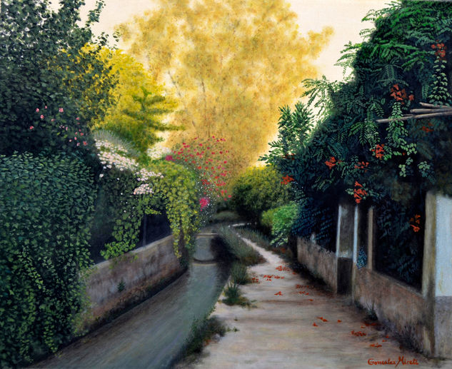 Puxmarina (atardecer). Oil Canvas Landscaping