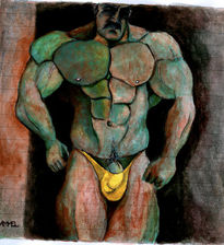 Desnudo verde