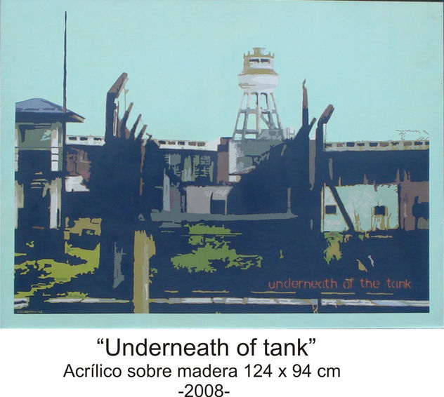 underneath of tank