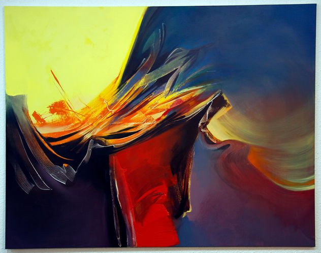 Composición en cálidos Fuego