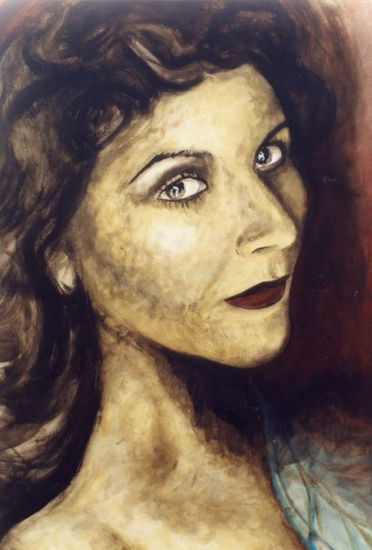 carmen Oil Canvas Portrait