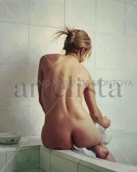 De la serie ¨Baño de luz¨ Oil Canvas Landscaping