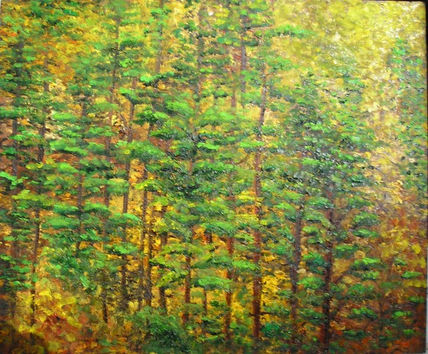 Paisaje con pinos