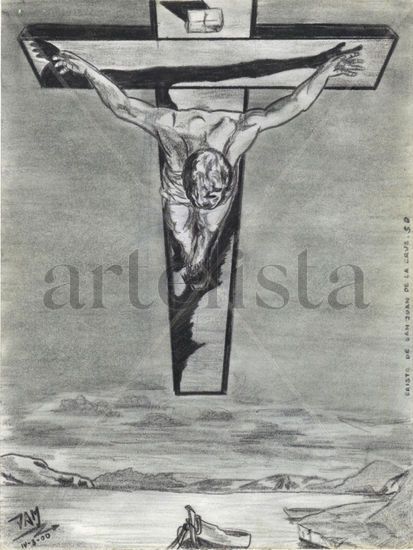 ¨CRISTO¨ Pencil (Black) Paper Figure Painting