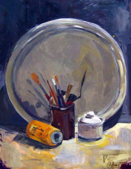 ESTUDI Oil Panel Still Life Paintings