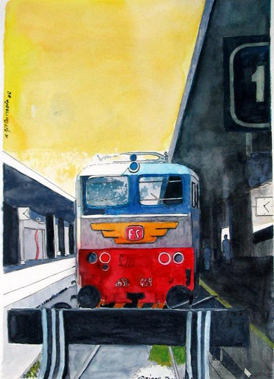 Stazione Termini Watercolour Paper Others