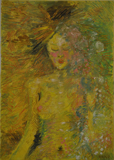 Sueño de primavera Oil Canvas Figure Painting