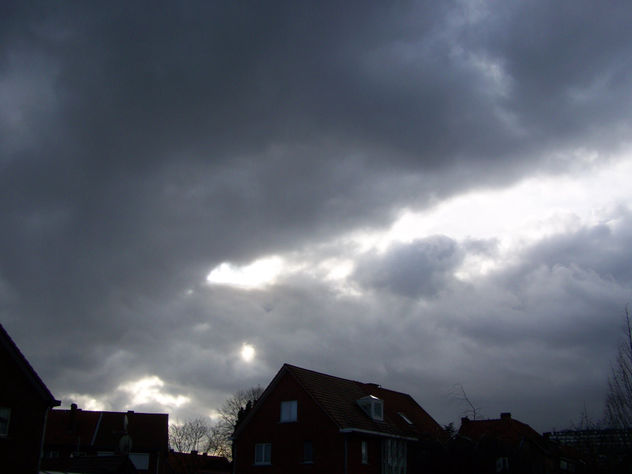 Nubes grises
