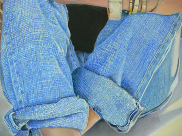 TAMMY EN EL PARQUE (Detalle) Obra Inacabada