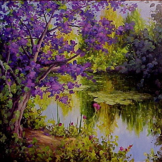 Jacaranda Oil Canvas Landscaping