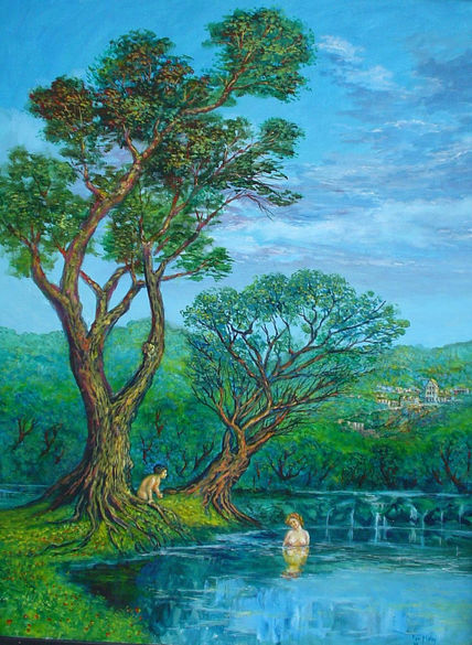 Los bañistas