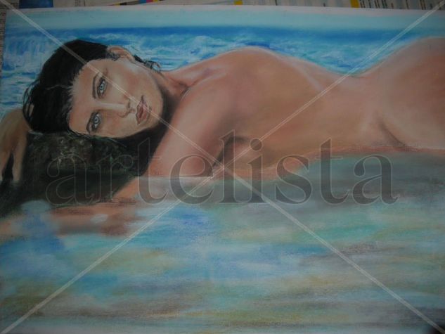 Desnuda Pastel Paper Nude Paintings