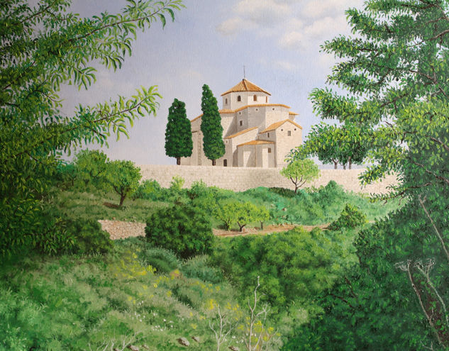 la capilla Óleo Lienzo Paisaje