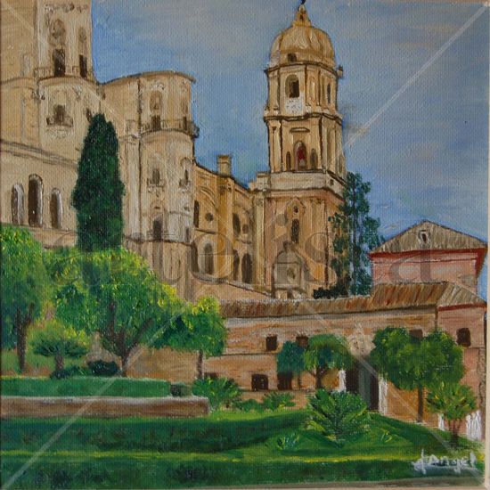 Catedral de Málaga Oil Canvas Landscaping