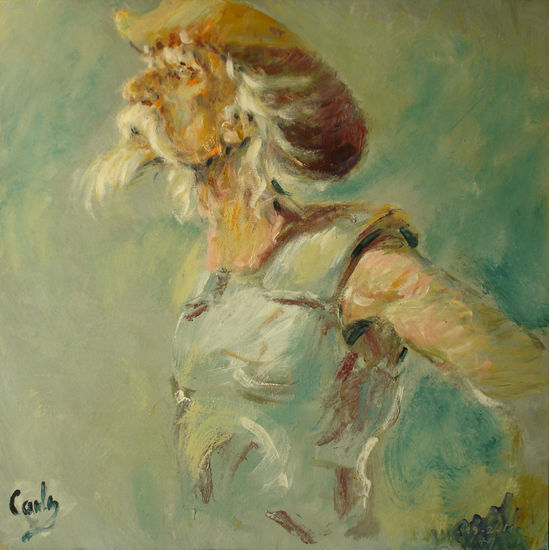 Quijote altanero ante la crisis Acrylic Panel Figure Painting