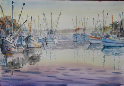 Barcos camaroneros