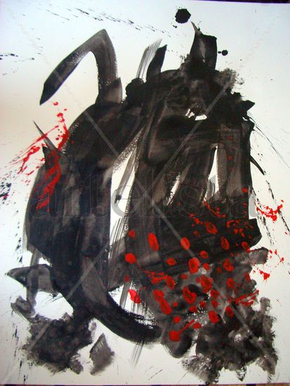 Fast Black with Red 1 Mixed media Others Others