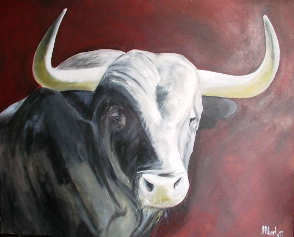 toro 4 Acrylic Canvas Animals