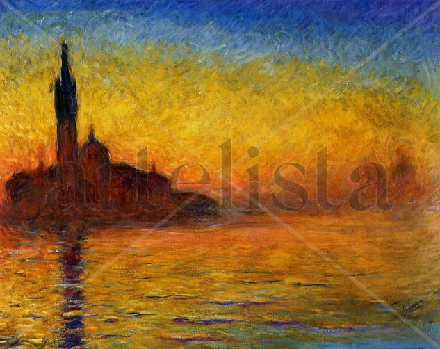 Venecia adios Acrylic Canvas Landscaping