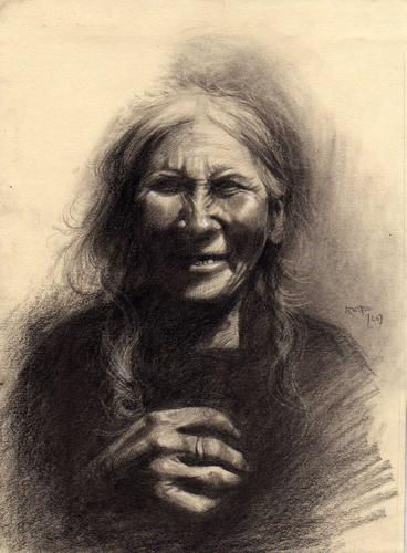 anciana 2 Charcoal