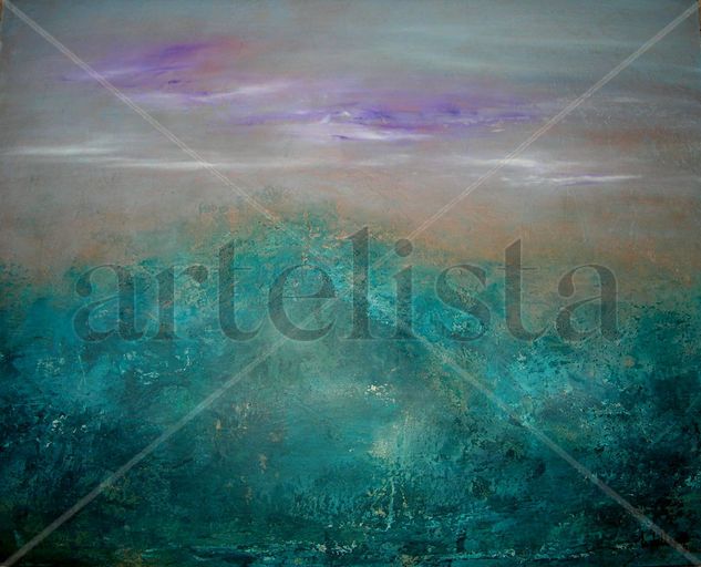 Paseo por el Estartit Acrylic Canvas Marine Painting