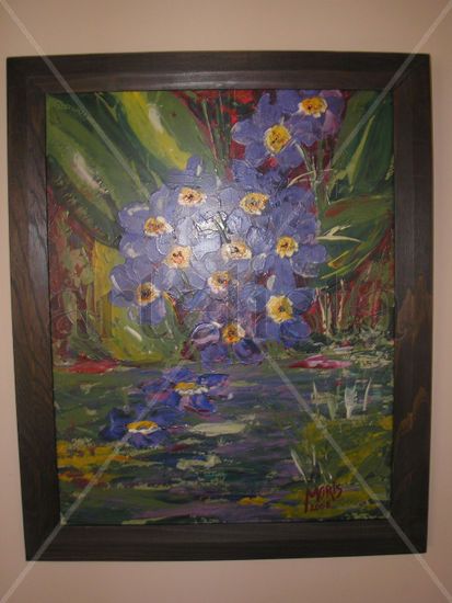 VIOLETAS Oil Canvas Landscaping