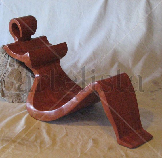 Recostada Wood Figurative