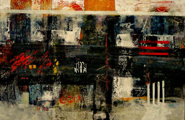 Composition Mixed media Canvas Others