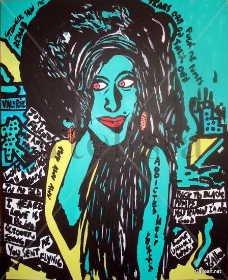 Amy cielo 27 Acrylic Canvas Figure Painting