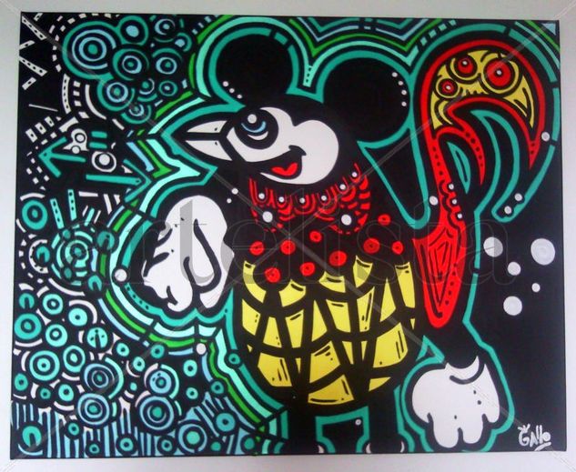 Gallo Mickey Acrylic Canvas Landscaping