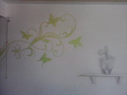 Vector verde escultura