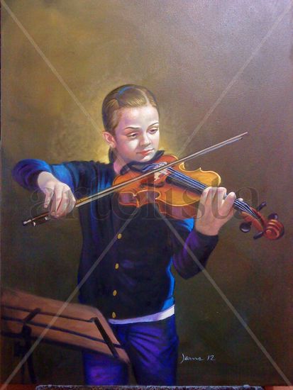 musical Oil Canvas Landscaping