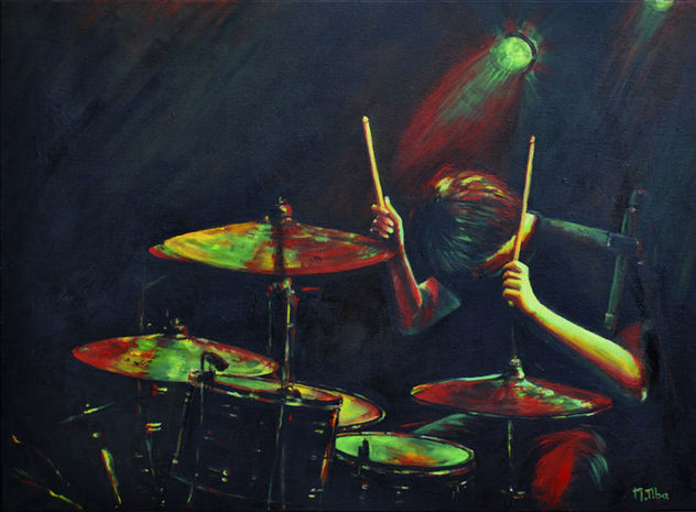 Joven baterista