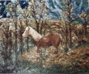 La potra Oil Canvas Animals