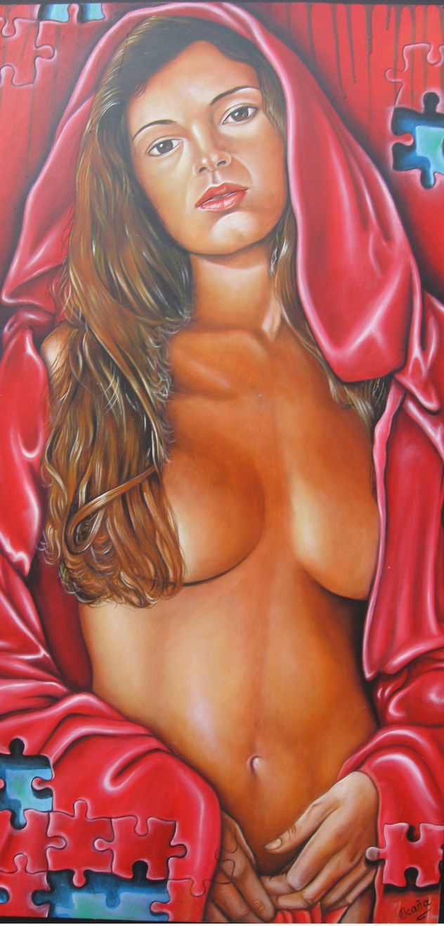 desnudo en rojo