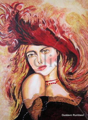 Rostro de mujer de...