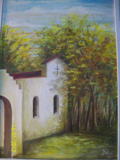 CAPILLA DE CHAS Óleo Otros Paisaje