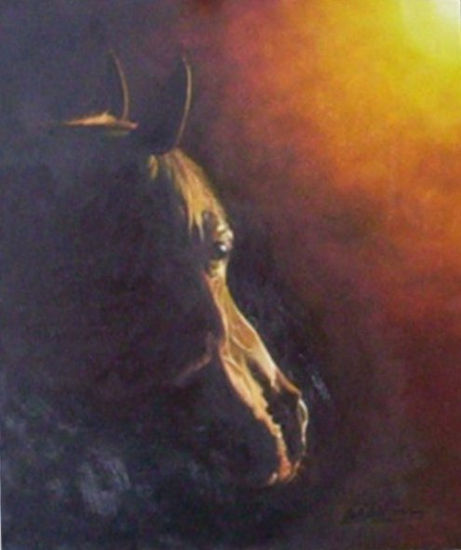 Cara al Sol Oil Canvas Animals