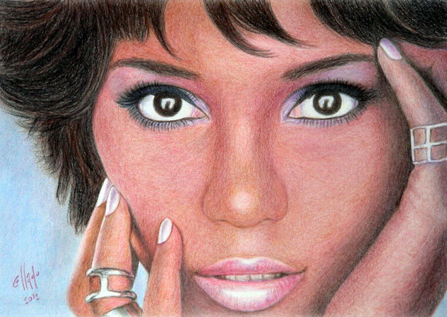 Halle Berry Pencil