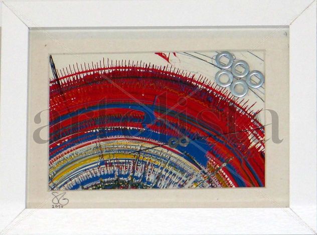 COLLAGE ORIGINAL ABSTRACTO "II OLIMPIADA GALÁCTICA"