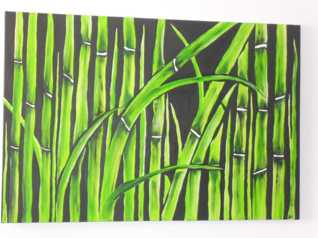 cuadro moderno bambu