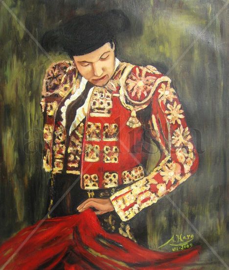 Adorno torero Oil Canvas Figure Painting