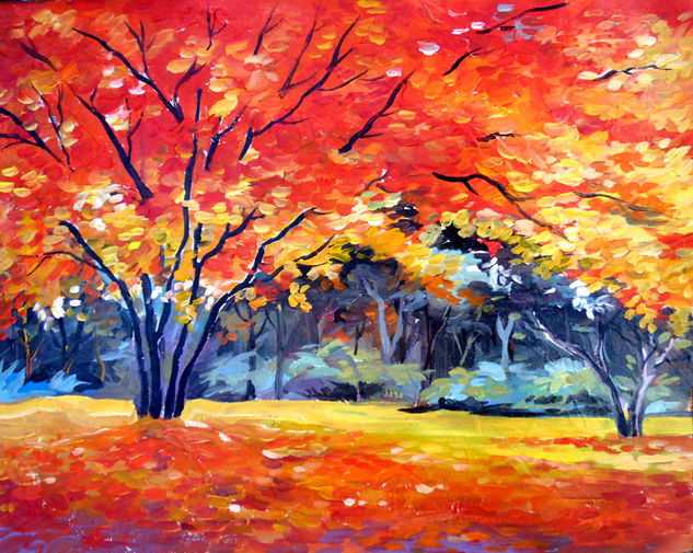 Season Beauty Acrylic Canvas Landscaping